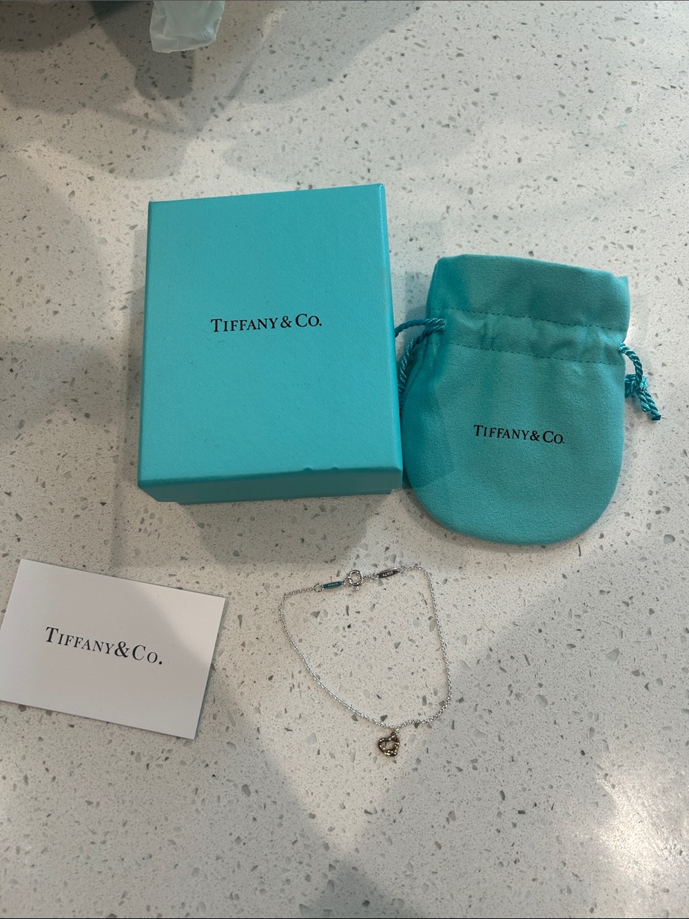 New Tiffany & Co. Open Heart Bracelet